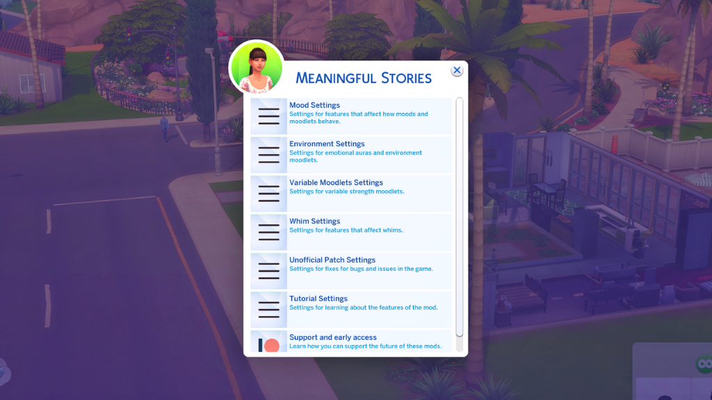 meaningful stories sims 4