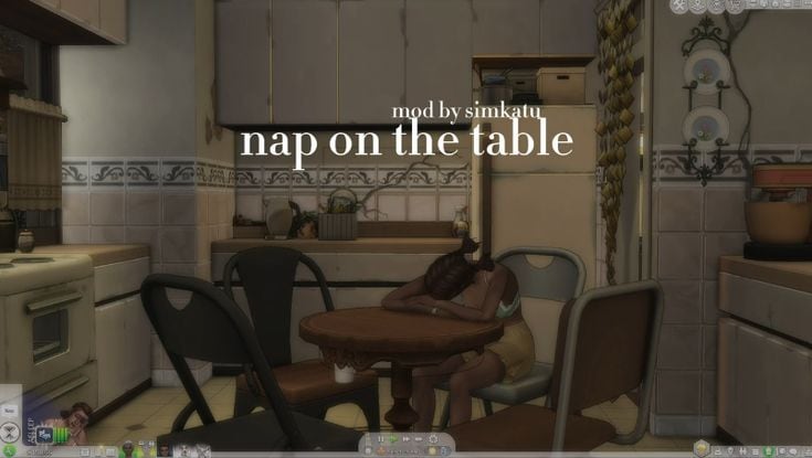 sims 4 nap on the table mod