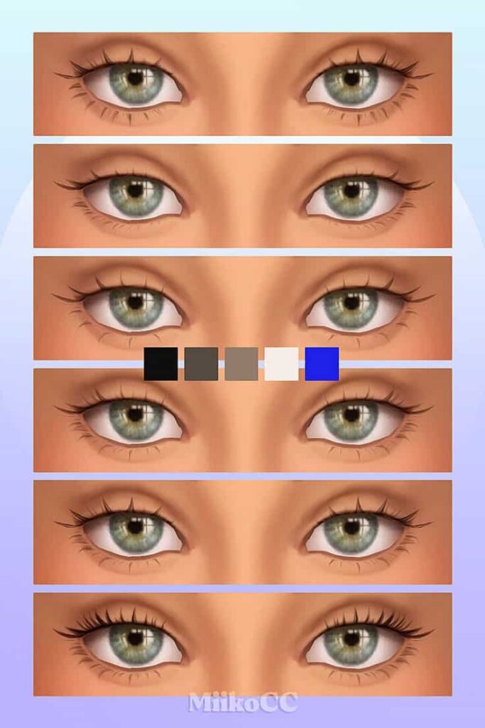 best sims 4 3d eyelashes collection