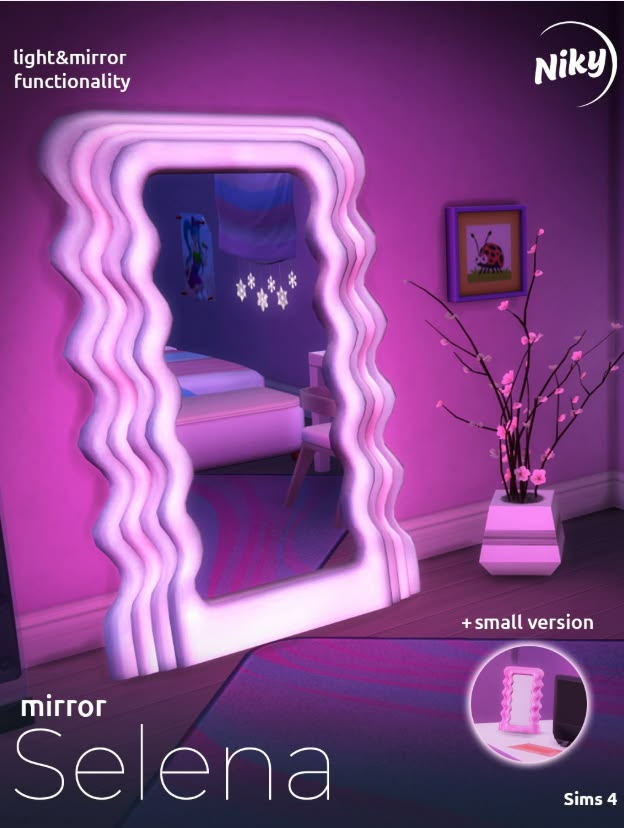 functional mirror cc sims 4