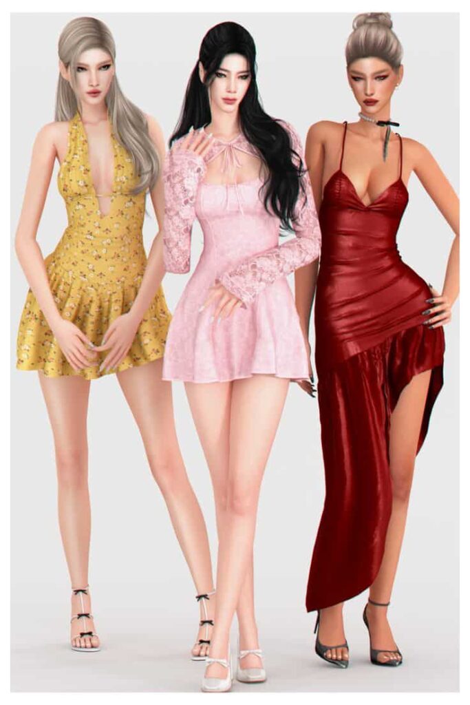 sims 4 cc dress pack