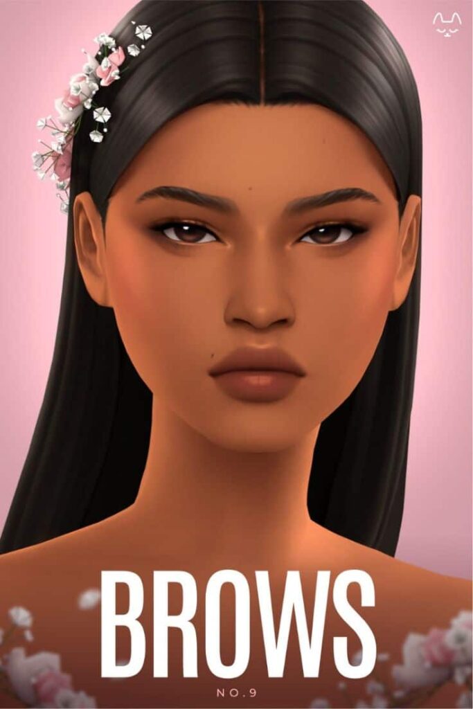 sims 4 eyebrow set