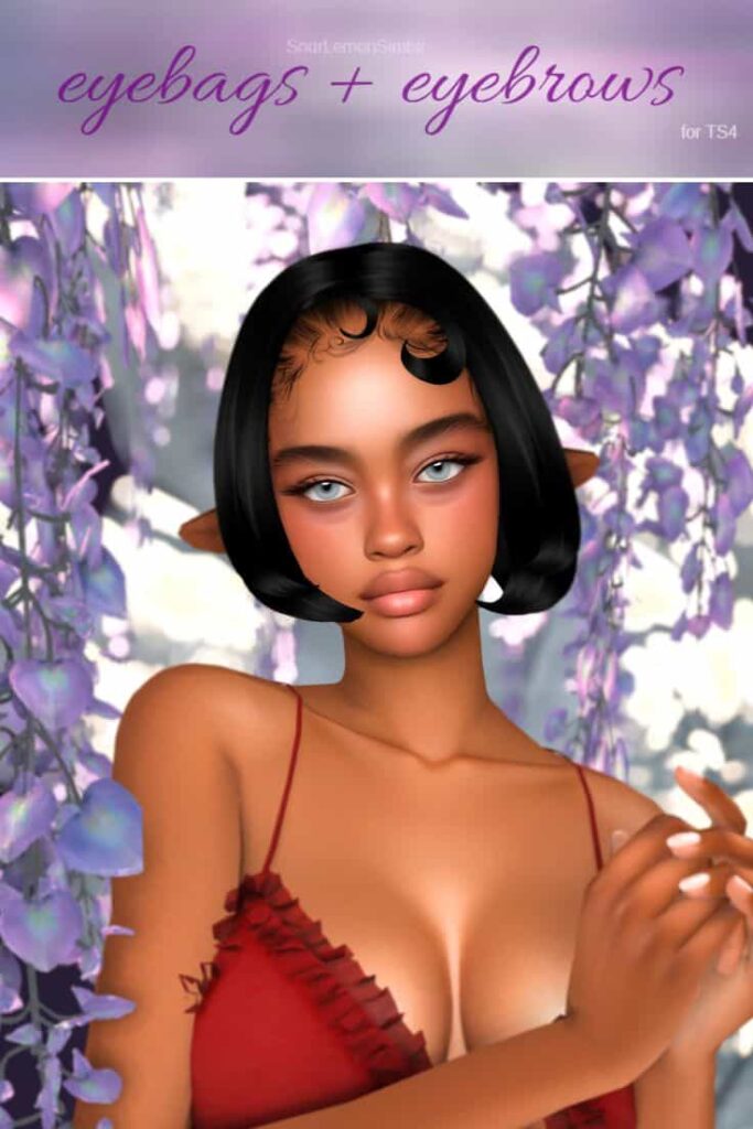 sims 4 eyebrows and eyebags