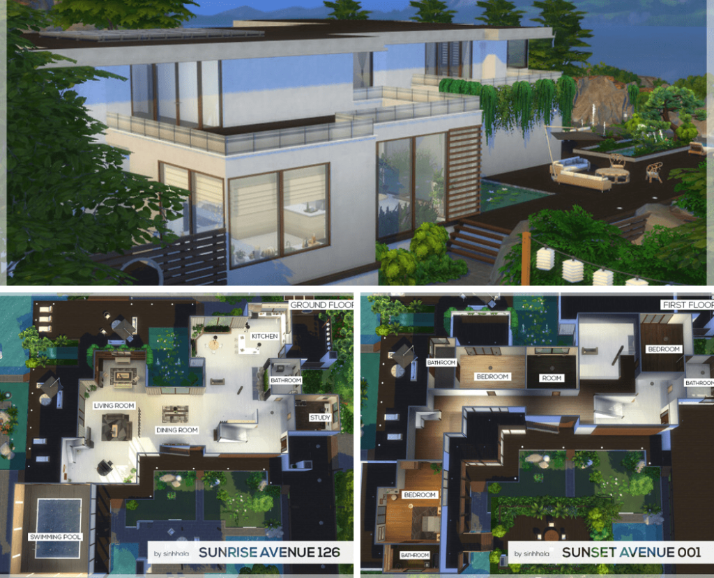 Sims 4 nhà kế hoạch
