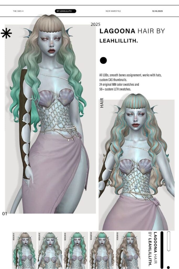 sims 4 long curly hair