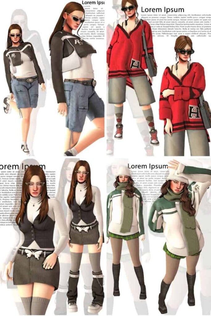 sims 4 lookbook