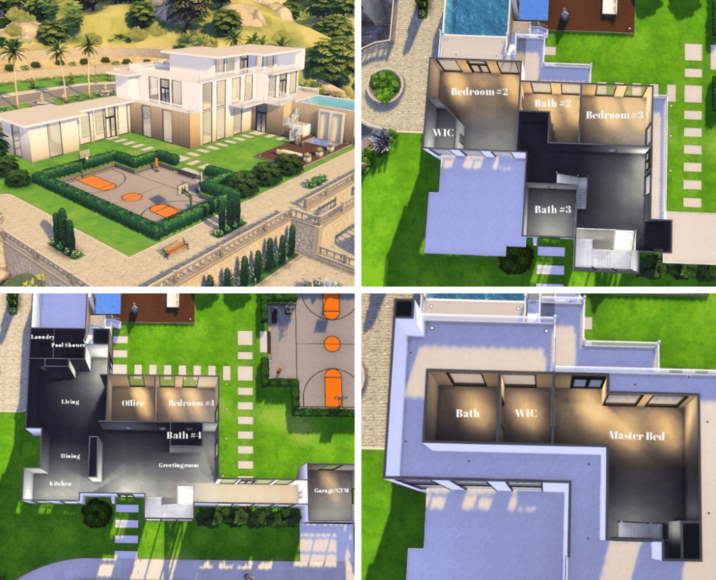 Sims 4 kastély ötletek