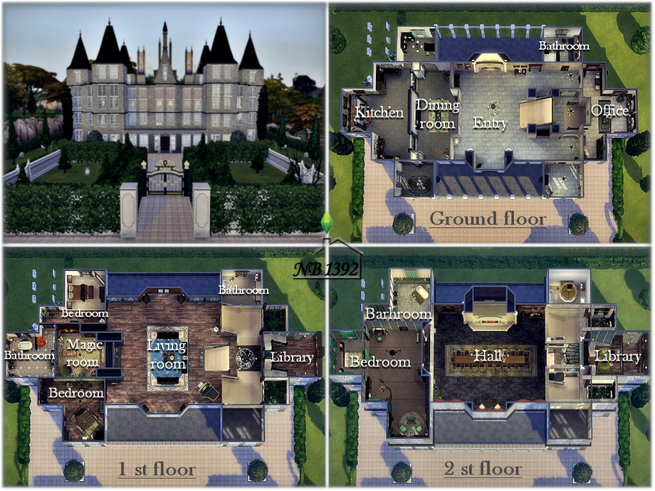 Sims 4 kastély