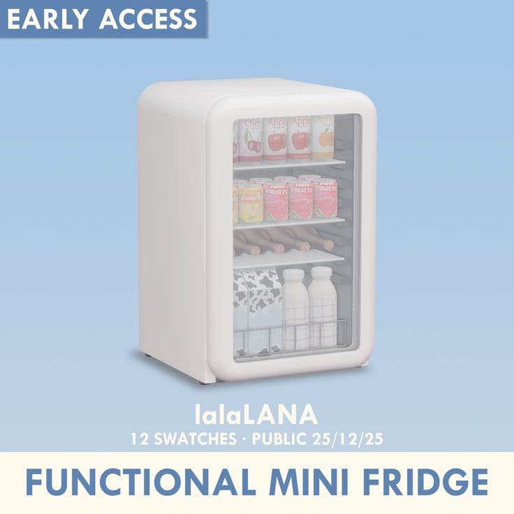 sims 4 mini fridge cc