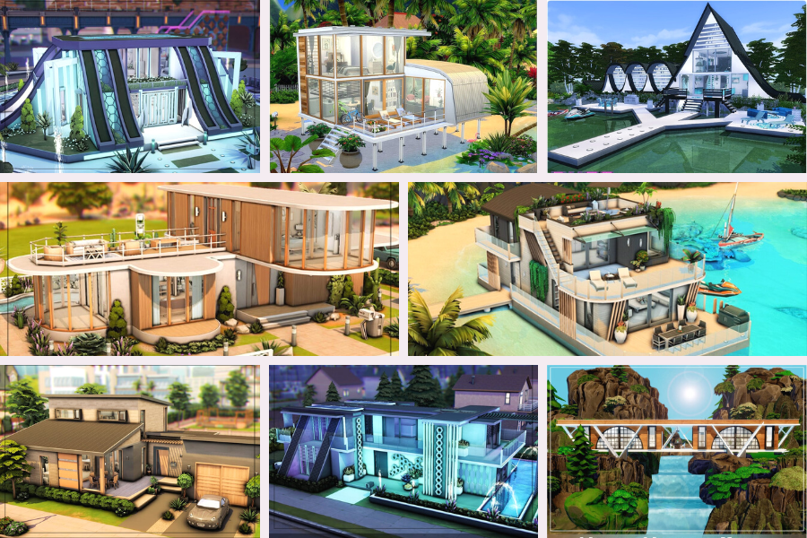31+ Cool Sims 4 Modern Houses You Should Download Right Now 