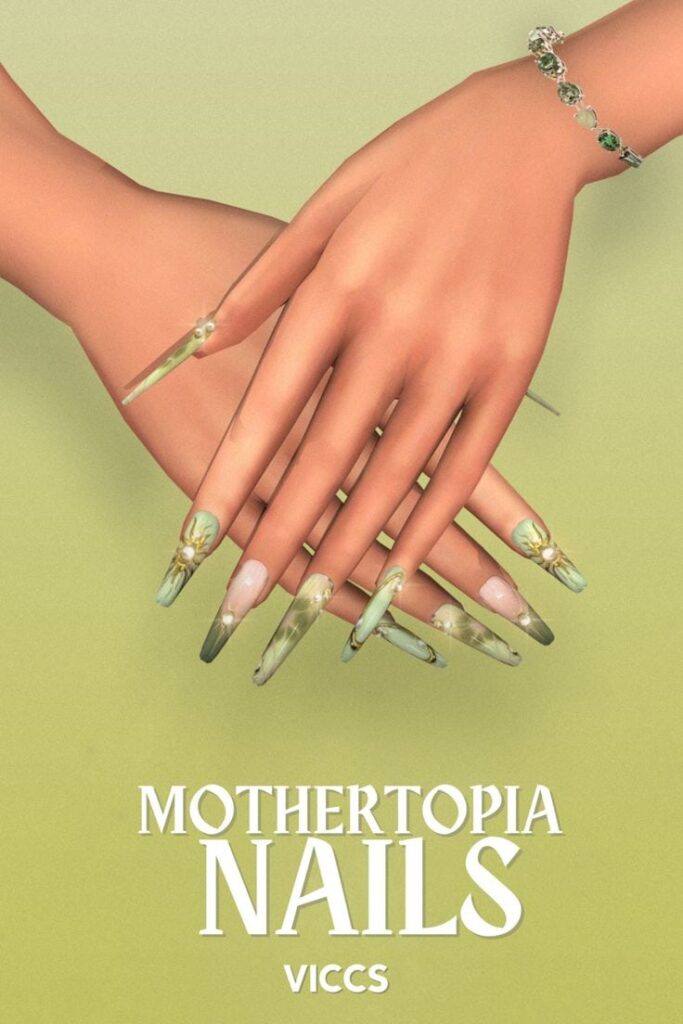sims 4 nails cc collection
