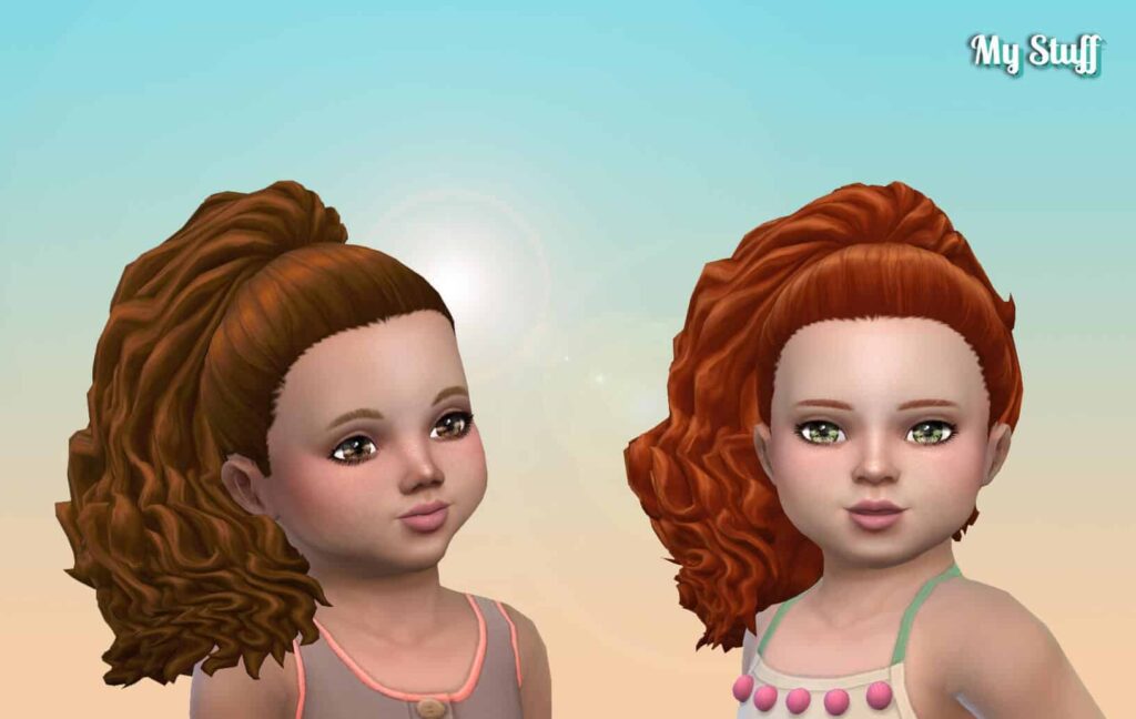 sims 4 toddler curly hair