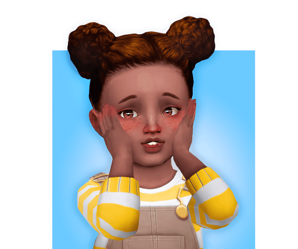 sims 4 toddler puff hairstyle