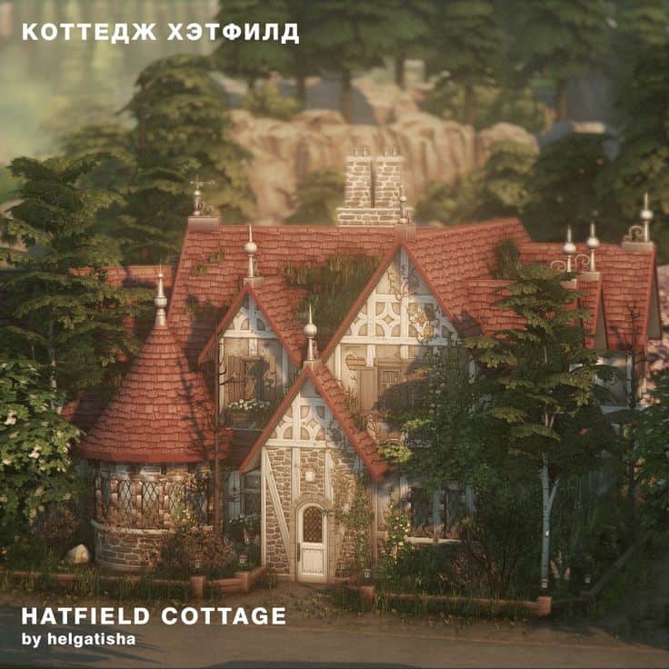 best cottage house sims 4