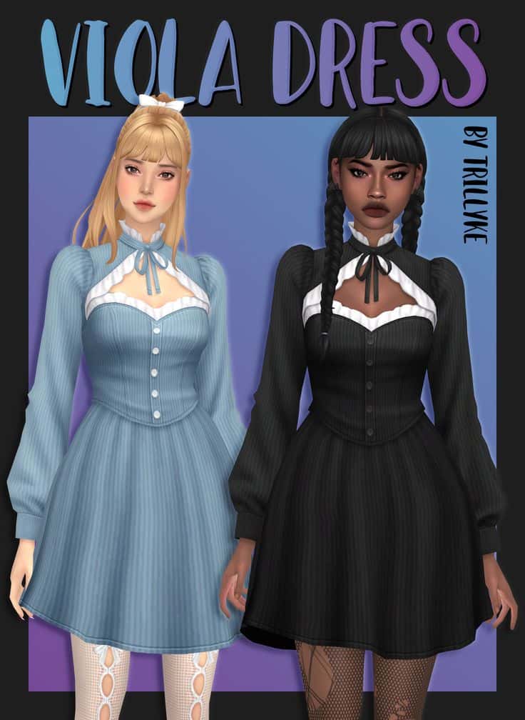 best sims 4 dresses maxis match