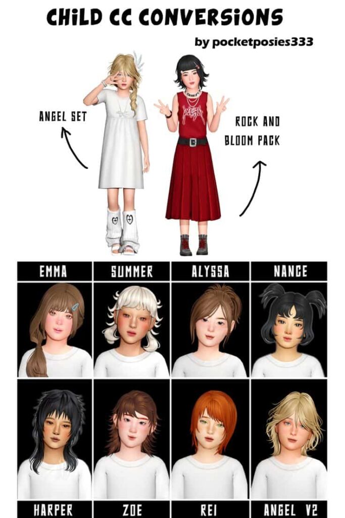 child cc conversions sims 4
