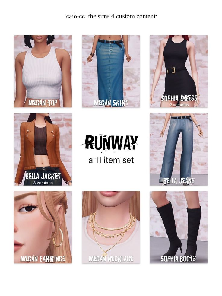 sims 4 cc clothes set