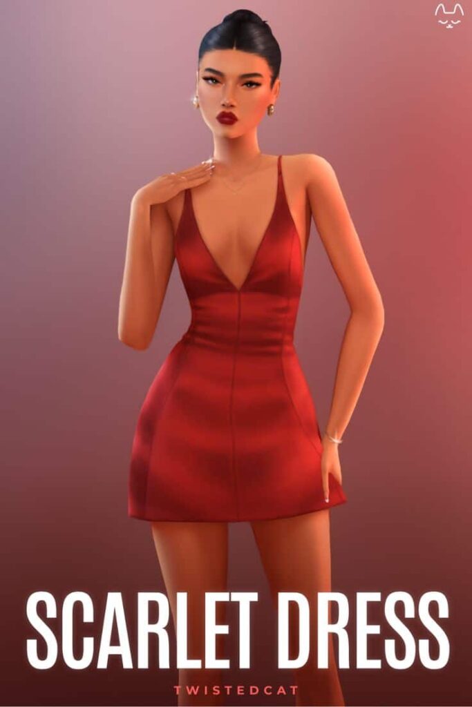 sims 4 cc dress maxis match