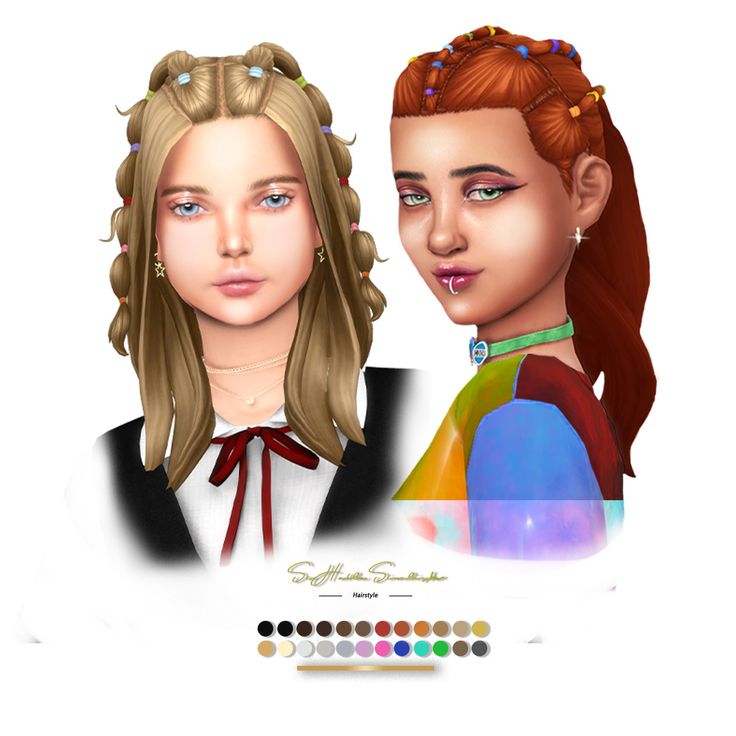 sims 4 child hair cc pack