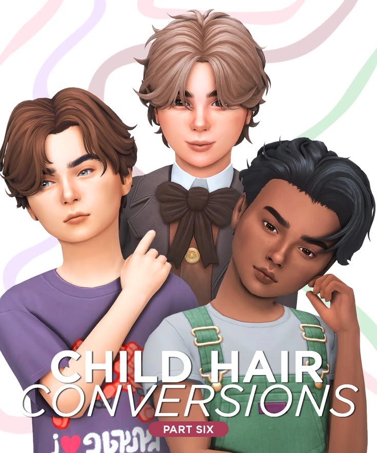 sims 4 child hair conversions