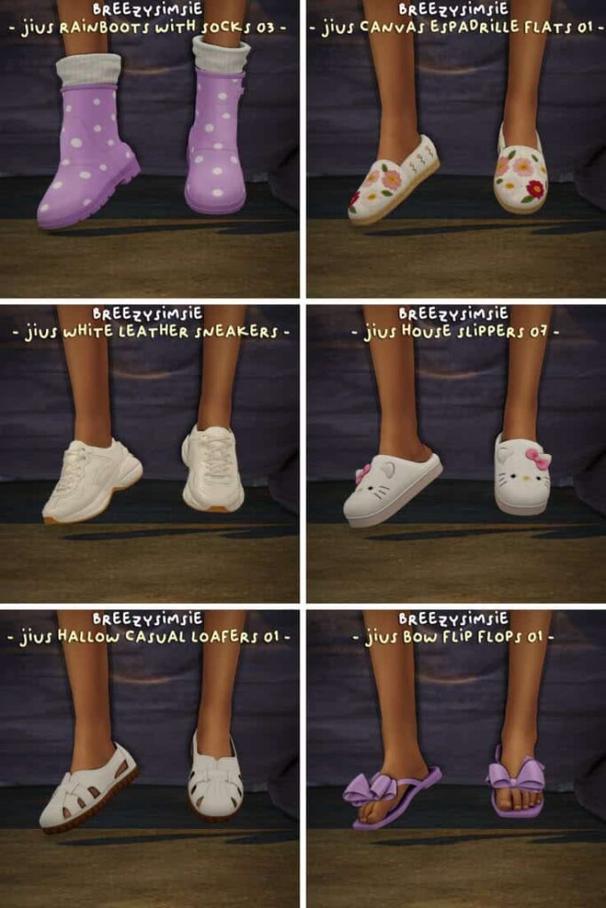 sims 4 child shoes