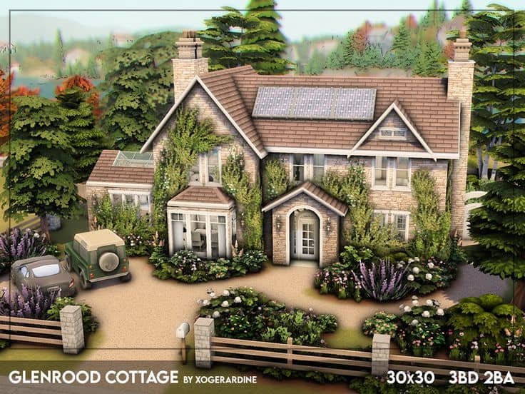 sims 4 cottage houses