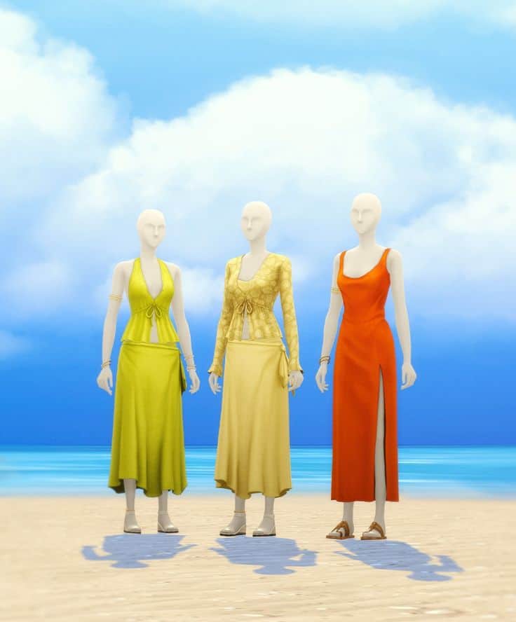 sims 4 dress cc pack