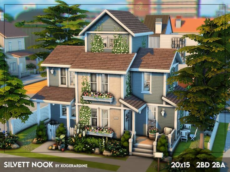 sims 4 family house no cc