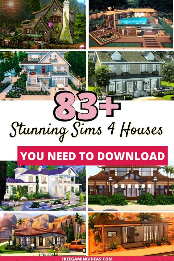 sims 4 houses