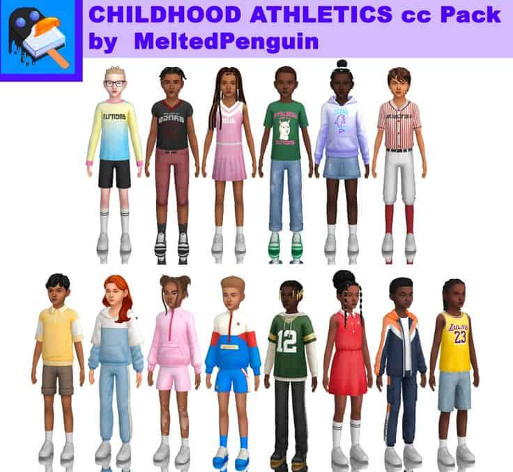 sims 4 kids cc athletics