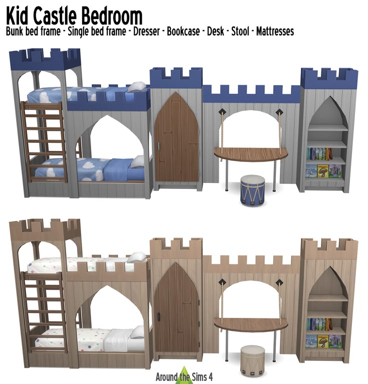 sims 4 kids cc bedroom