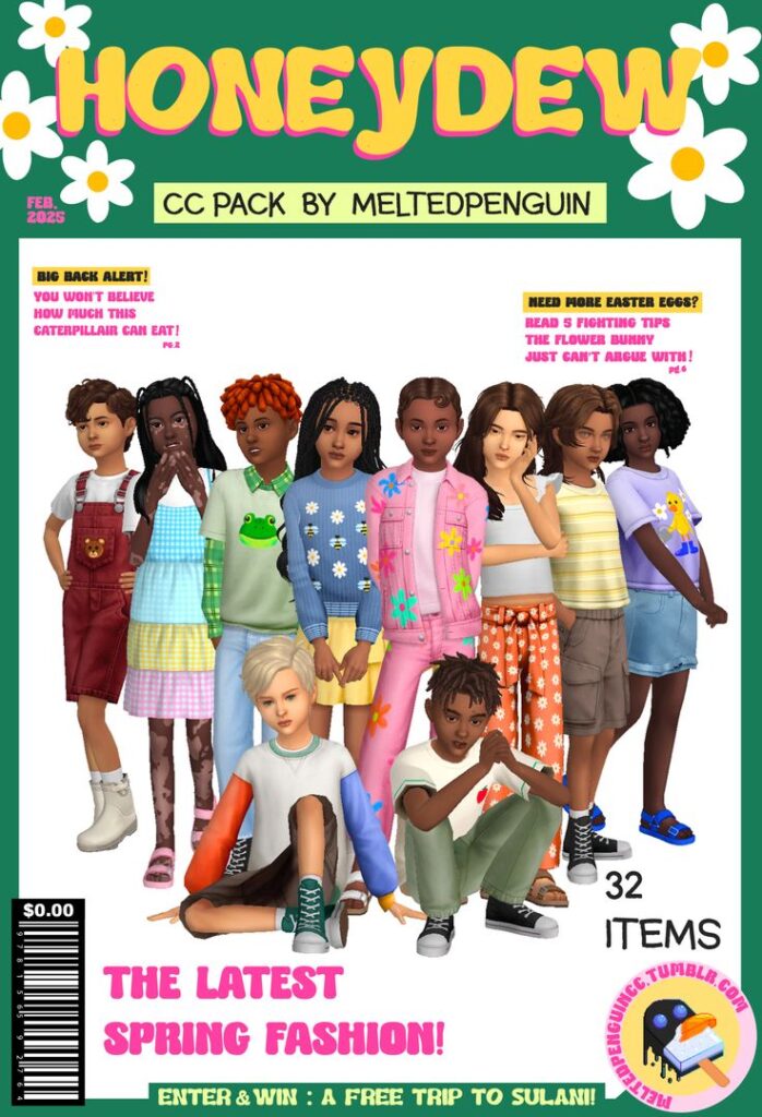 sims 4 kids cc set
