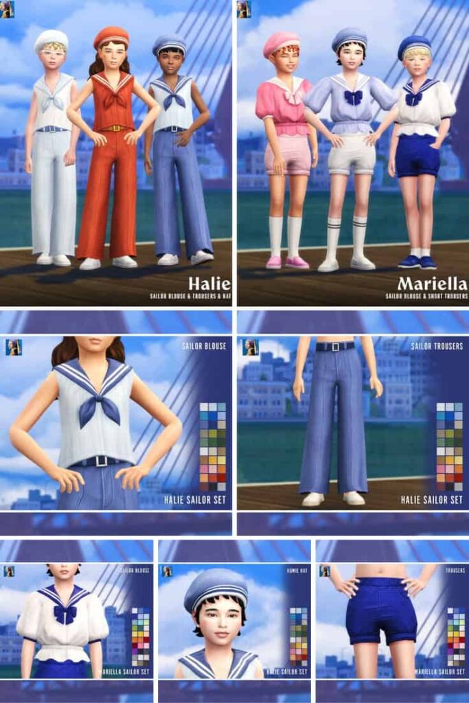 sims 4 kids cc set