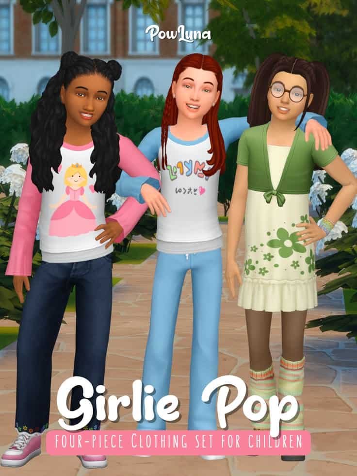 sims 4 kids clothing set