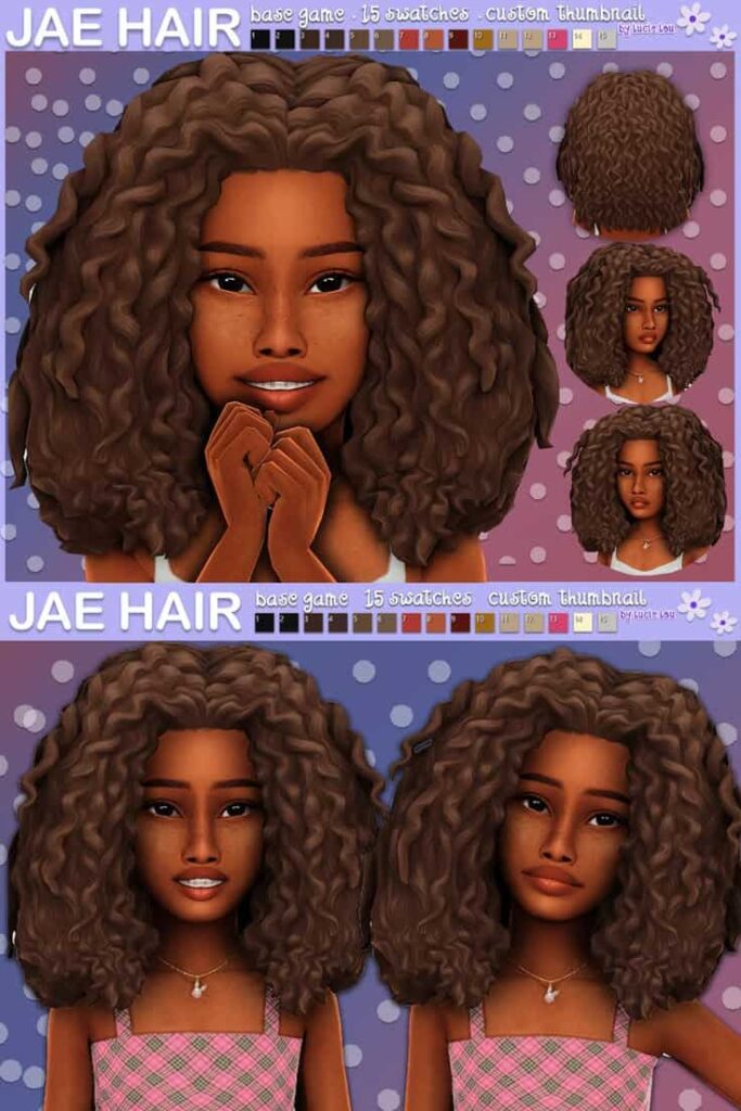 sims 4 kids curly hair