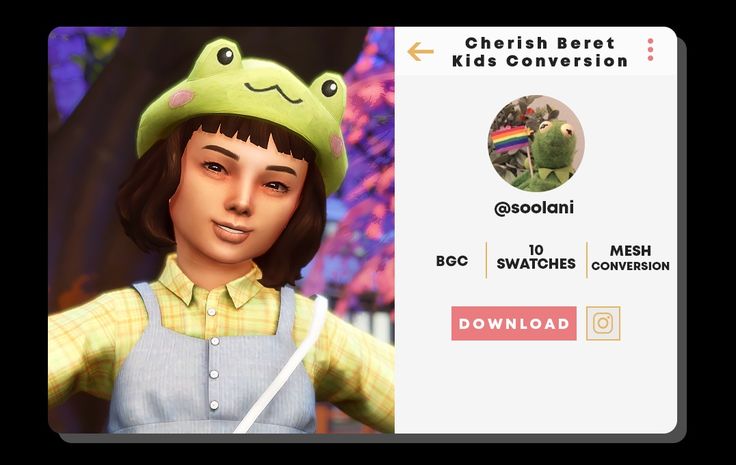 sims 4 kids custom content