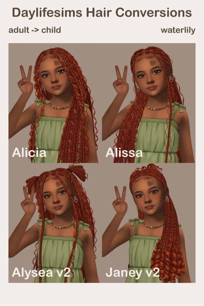 sims 4 kids hair conversions