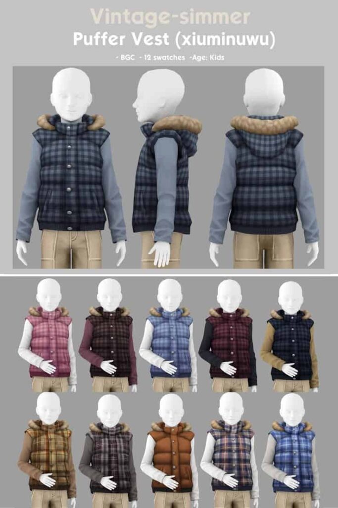 sims 4 puffer vest cc