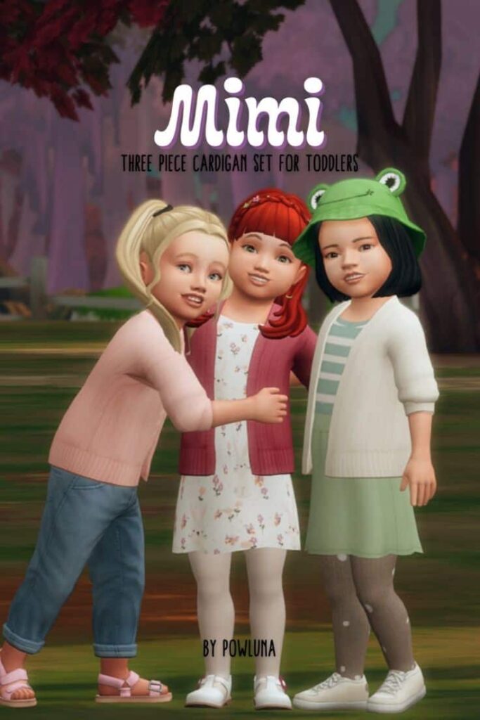 sims 4 toddler cardigan cc