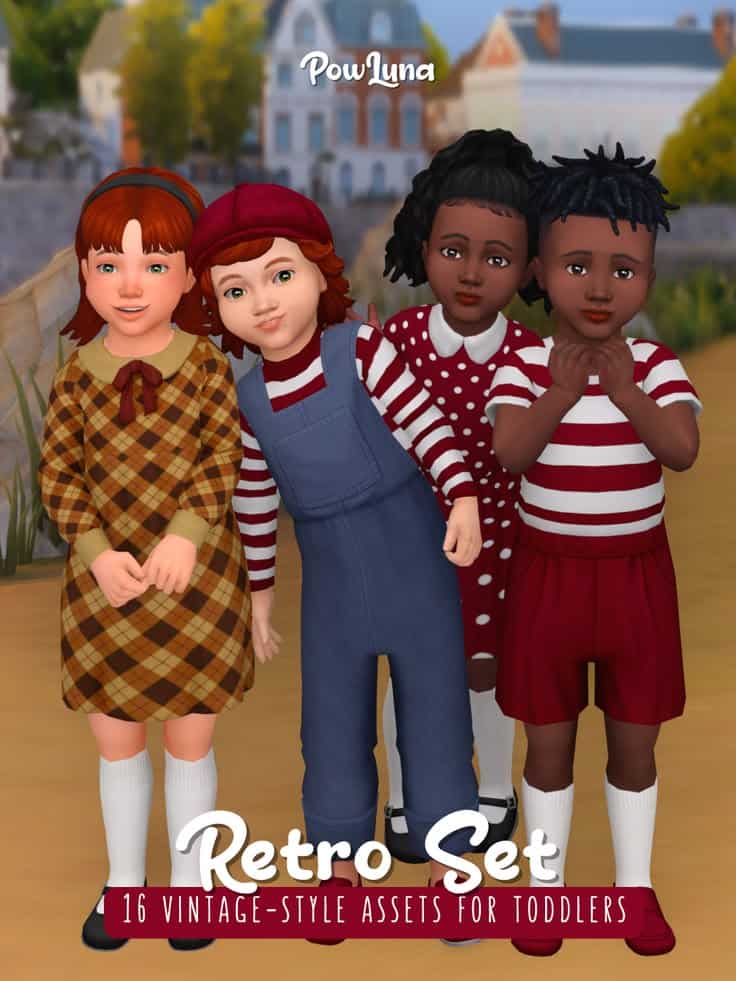 sims 4 toddler cc set