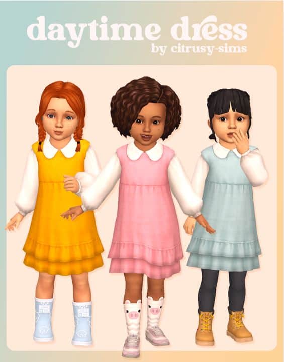 sims 4 toddler dresses