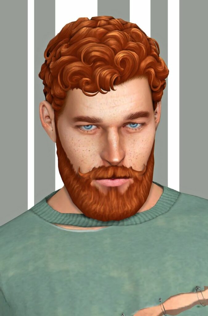 best sims 4 male curly hair