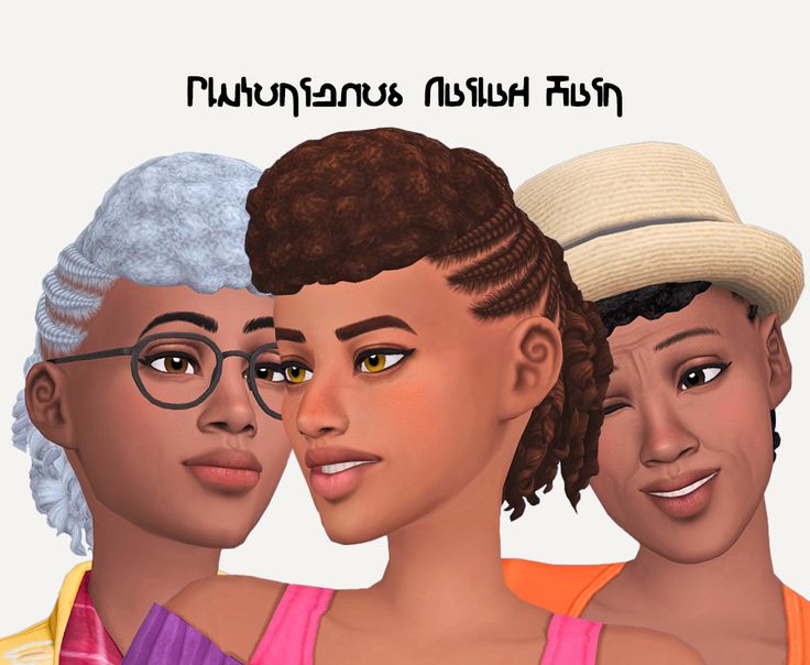 sims 4 braided curly hair cc