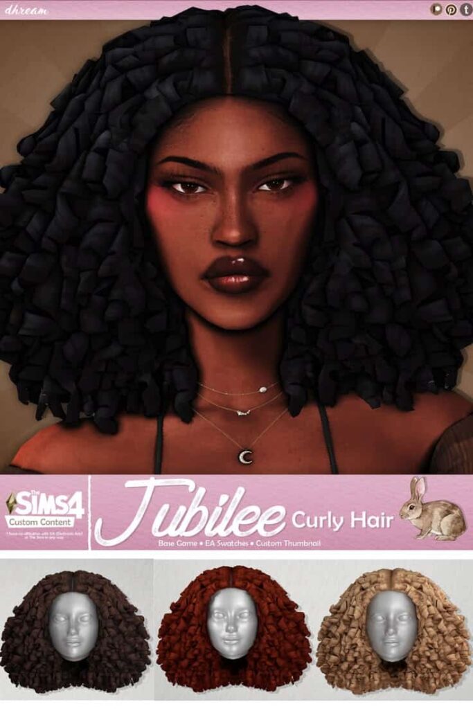 sims 4 curly hair