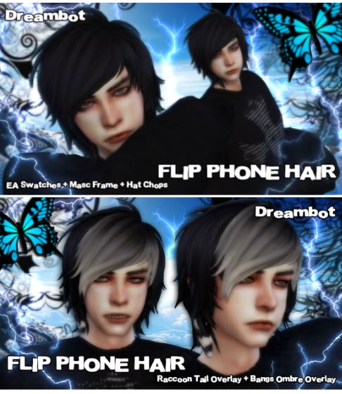 sims 4 emo cc hair