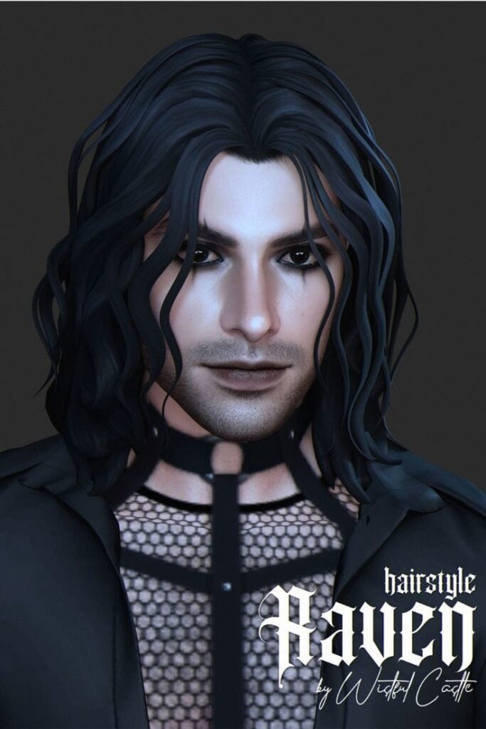 sims 4 male long hair cc