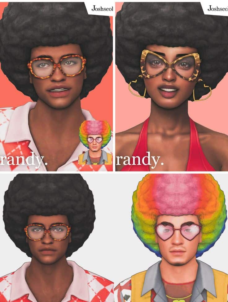 sims 4 afro hairstyle