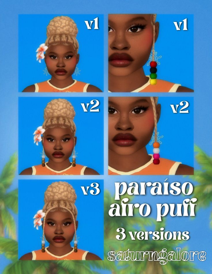 sims 4 afro