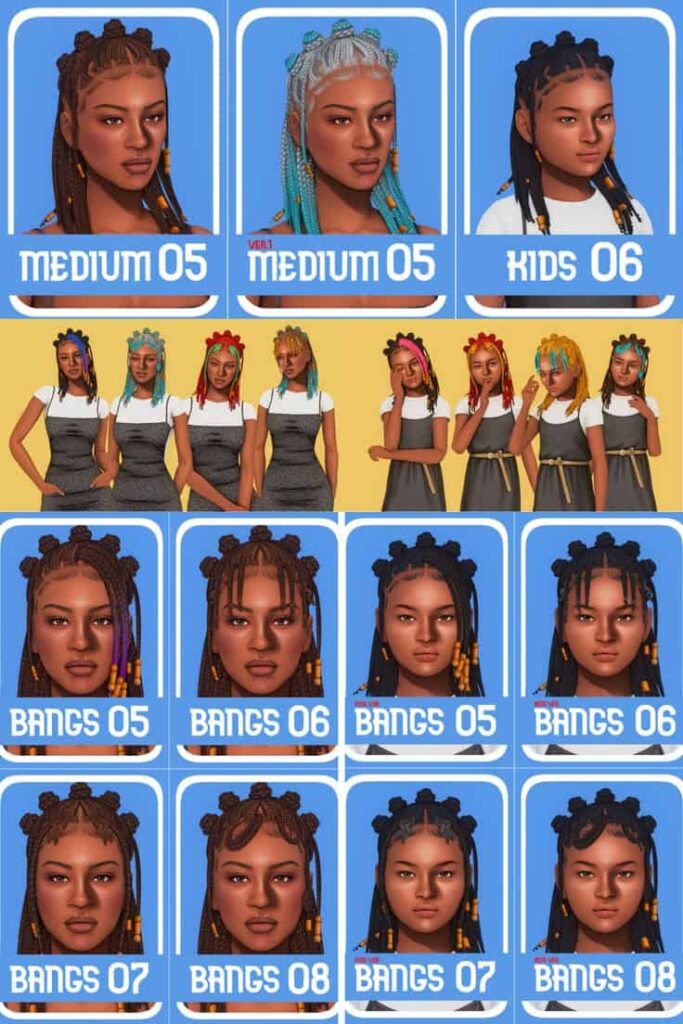 sims 4 black hair collection