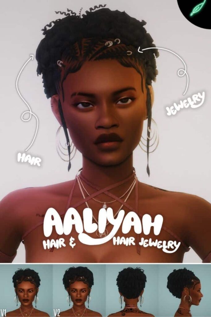 sims 4 black hair maxis match